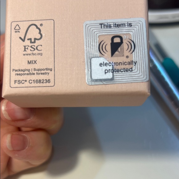 NWT Emerald CZ gold over Sterling silver Earrings - Picture 6 of 6